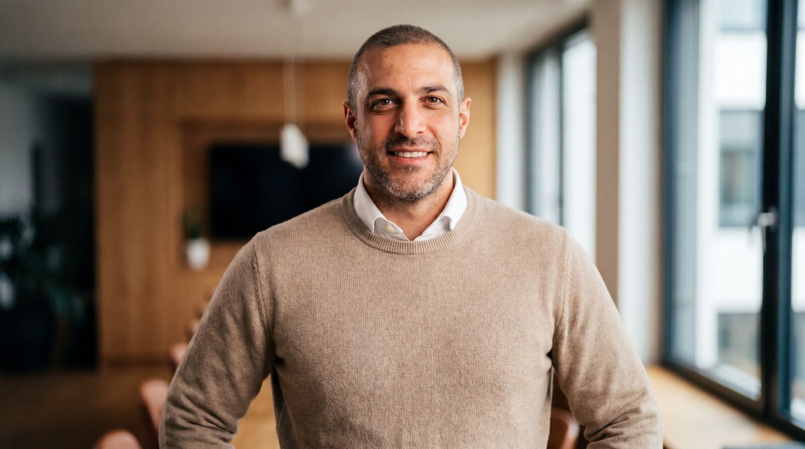 Ümit Uzun im Büro