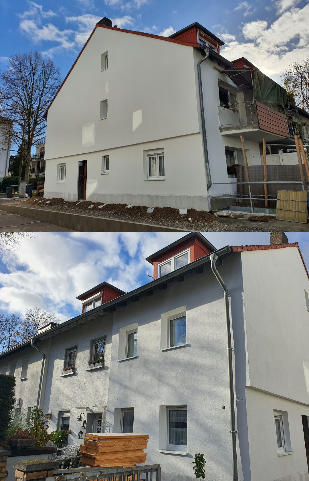 Energetische Sanierung in Frankfurt am Main — vorher und nachher